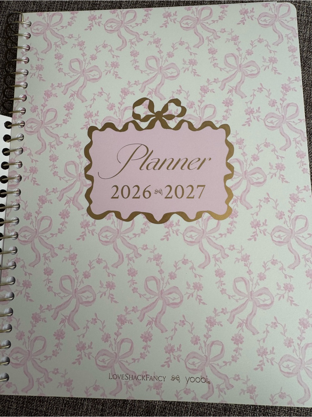 NWT! LoveShackFancy x Target 2026-2027 Planner